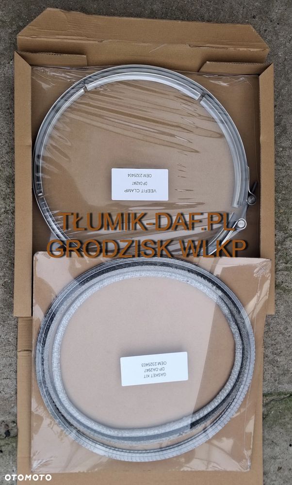 DPF DAF 106 POLIFT EURO 6 uszczelka komplet