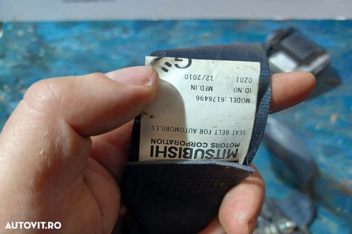 Centura siguranta fata dreapta 6176496 Mitsubishi ASX 1 [2010 - 2012] - 4