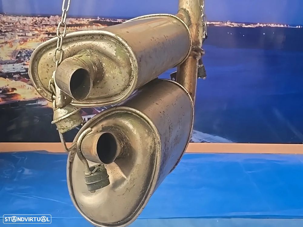 BMW Série 7 E65 E66 745i V8 Silencioso Traseiro panela de Escape Muffler OEM Original 2001- - 5