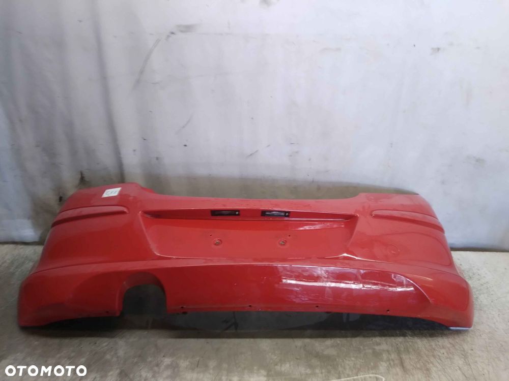 ^ ZDERZAK TYŁ TYLNY OPEL CORSA D 5D 5 DRZWI HB Z547 CZERWONY  DOKŁADKA ! - 1