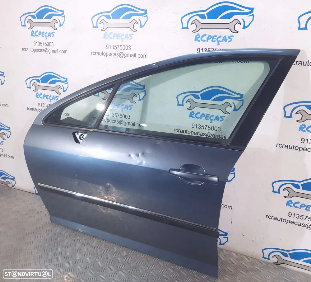 PORTA FRENTE FRONTAL ESQUERDA PEUGEOT 407 SW 1.6 HDI 16V 110CV 9002AL FECHO ELEVADOR MOTOR PUXADOR VIDRO RETROVISOR RETROVISORES - 6