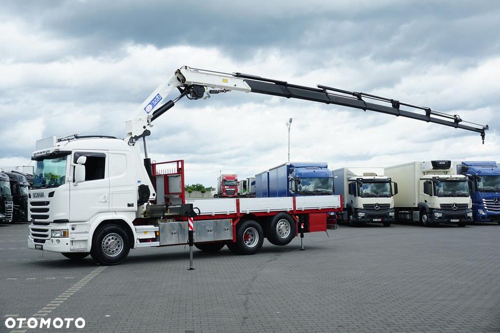 Scania G 490 / 6 X 2 / SKRZYNIOWY + HDS / HMF 3220 K7 / WYSIĘG 18,9 M - 4