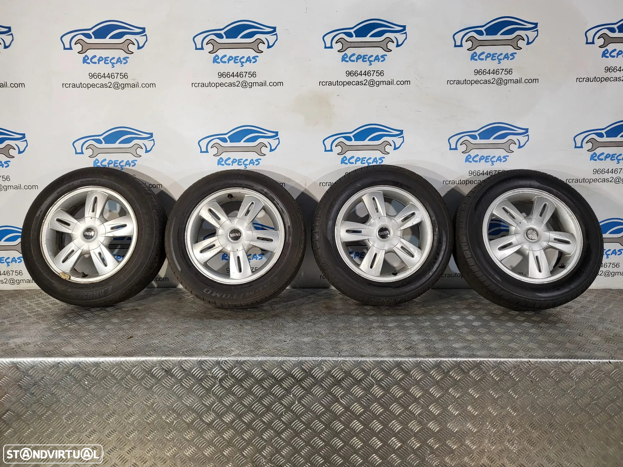 Conjunto Jantes 15 Mini Cooper One 4x100 6.5J ET48 6763295 - 2