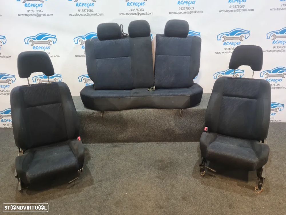 BANCO BANCOS TECIDO FRONTAL FRENTE TRASEIRO TRÁS AIRBAG SUBARU IMPREZA II 2 MK2 SPORTS WAGON WRX GD GG - 1