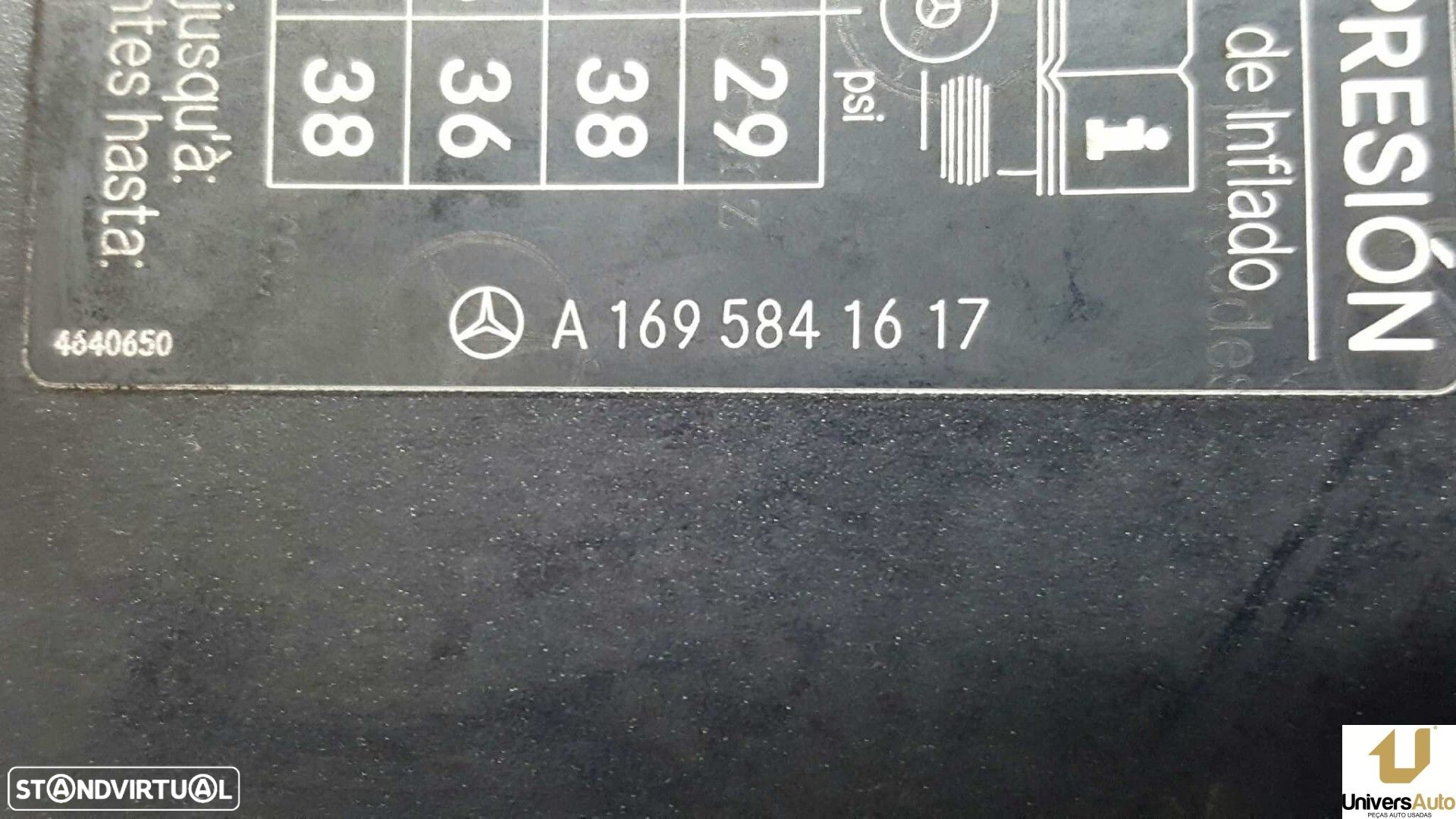 TAMPA DE COMBUSTÍVEL MERCEDES CLASE B (W245) 200 CDI (245.208) - 5