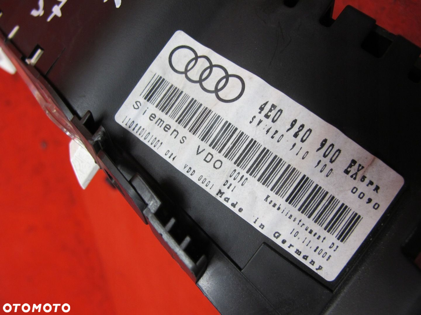 AUDI A8 D3 4E 3.7 V8 LICZNIK ZEGARY EU 4E0920900EX - 6