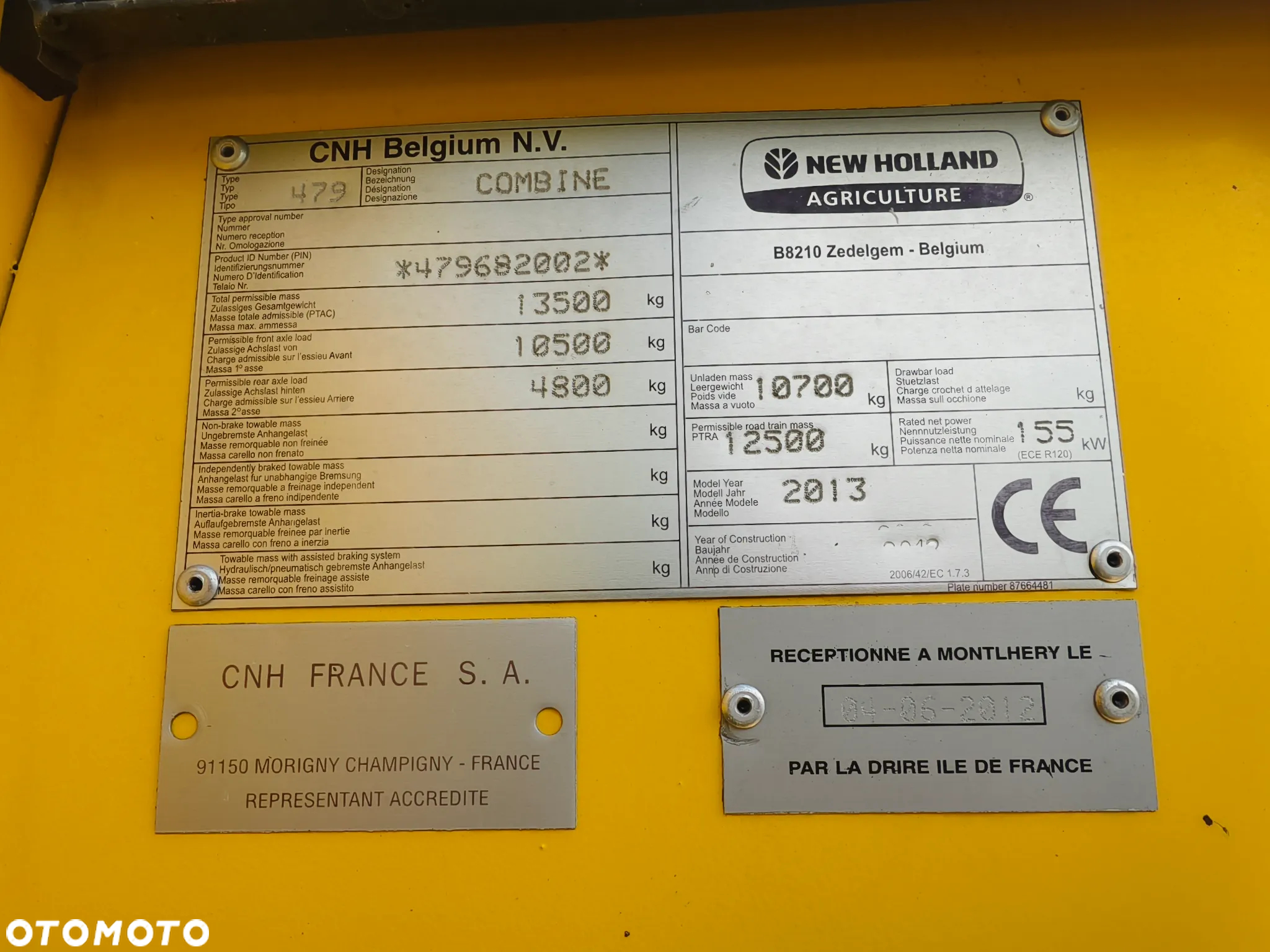 New Holland TC5070, 2013r, 4.57m lub 5.18m - 10
