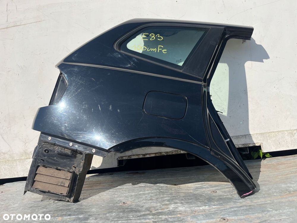 Blotnik cwiartka poszycie prawy tyl 668/9 668 SCHWARZ czarny BMW X3 E83 ORG - 2