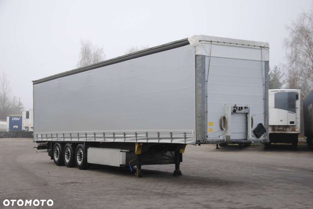 Schmitz Cargobull Kurtyna, podnoszona oś, kosz paletowy