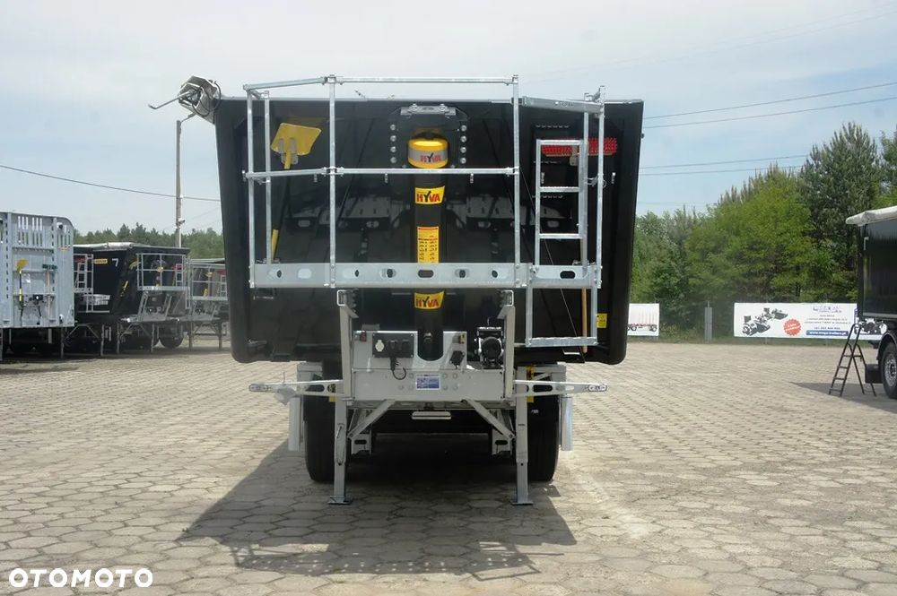 Zaslaw 28 m³ / 4.990 kg !! super lekka naczepa wywrotka z klapą ! - 12