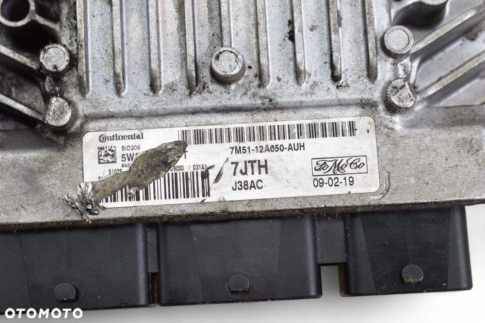 Sterownik Silnika ECU FORD FOCUS MK2 C-MAX 1.6 TDCI 7M51-12A650-AUH - 3