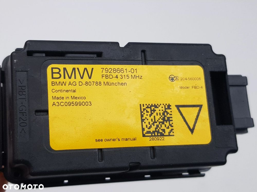 NOWY ORYGINALNY Odbiornik sygnału pilota BMW X5 F15 F20 F30 7928661 - 7