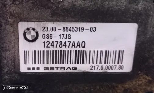 Caixa Velocidades BMW 116D F20/F21 1.5D Ref:1247847AAQ / GS6-17JG - 4