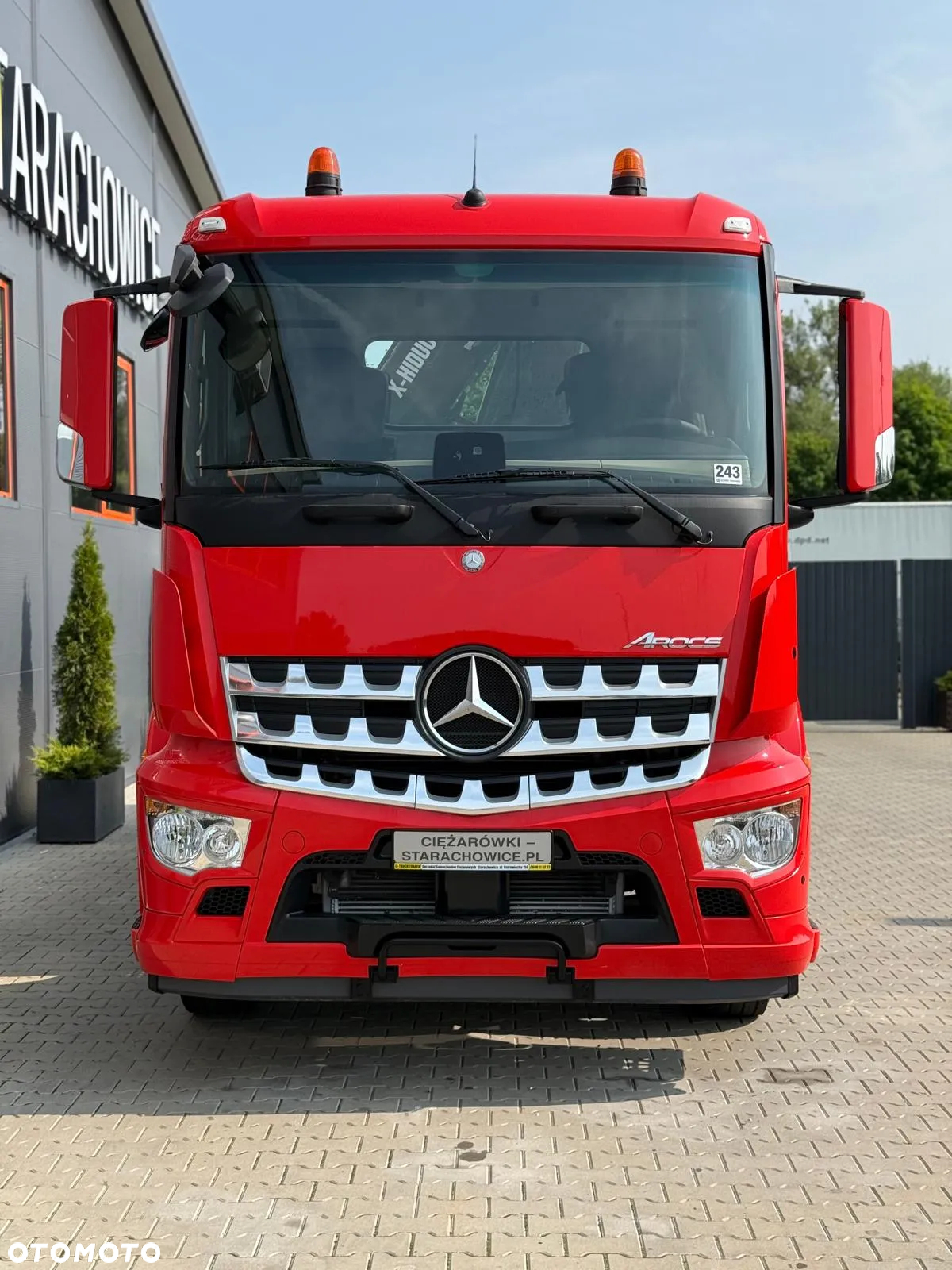 Mercedes-Benz AROCS 2532 // E6 // wywrotka 3-Stronna + HIAB HIDUO 158 B-2 // 6x2 6x4 HDS żuraw kran crane kiper kipper // Actros Antos - 19