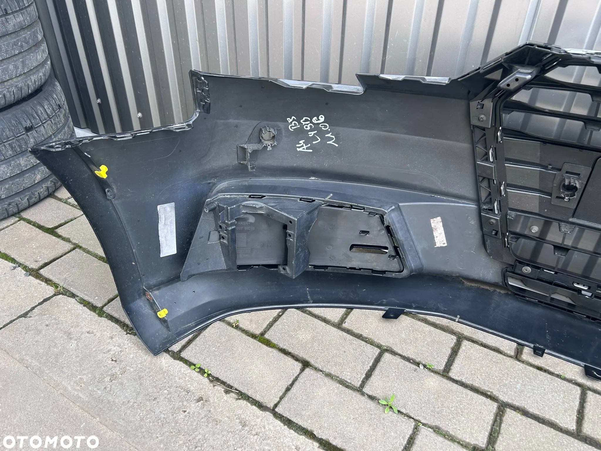 Audi A4 B9 8W Zderzak Przód Przedni kompletny LY9B 15-19r. 4xPDC Ładny - 8