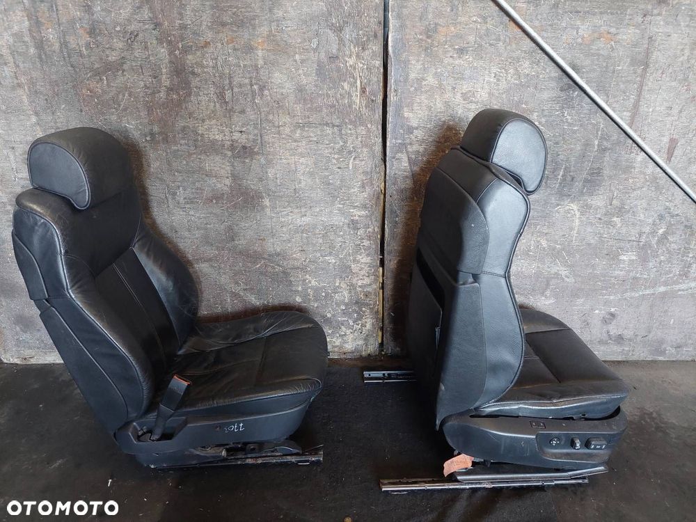 FOTELE KOMPLET LEWY PRAWY KANAPA TYŁ + BOCZKI BMW E39 SEDAN SKÓRA KOMFORTY - 11