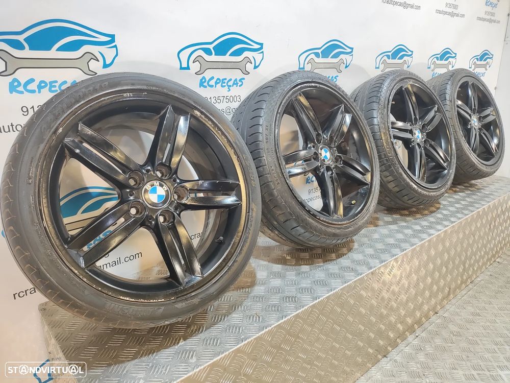 JANTES ORIGINAIS BMW PACK M STYLE 208 208M 18 POLEGADAS 7.5J ET49 8J ET49 5X120 BMW SERIE 1 E87 E88 E81 E82 F20 F21 - 3