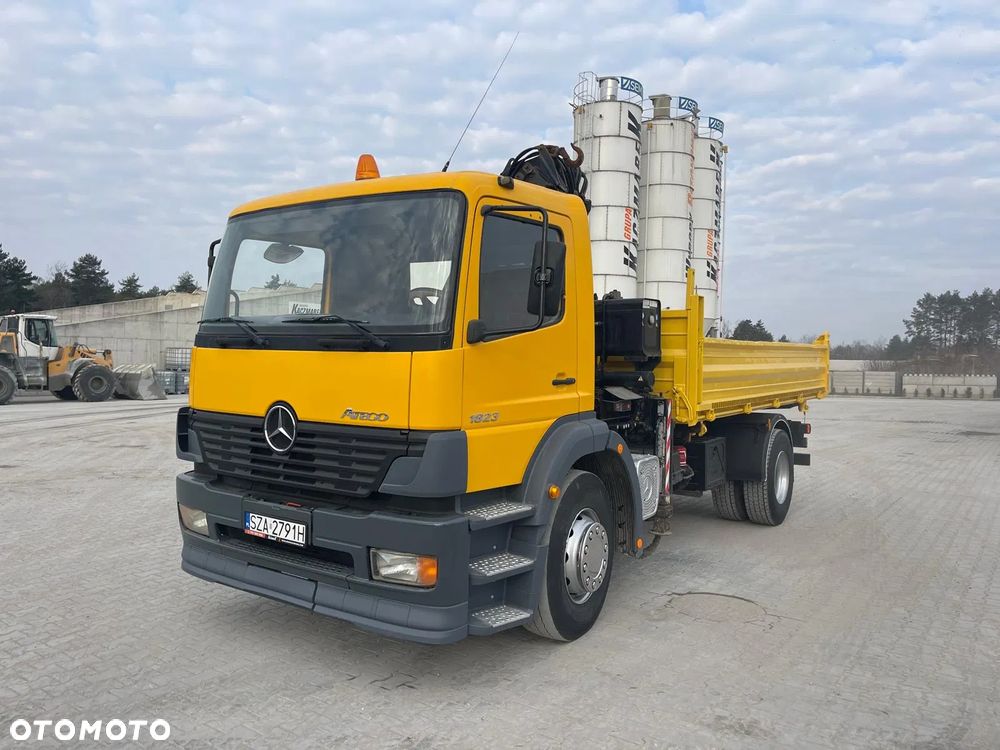 Mercedes-Benz ATEGO 1823 | 3-stronny Kiper + HDS Atlas 105.2 / Do Negocjacji - 9