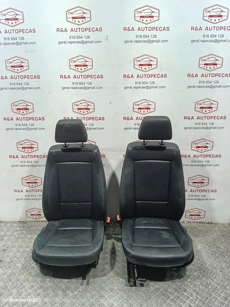 Bancos Frente Frontal BMW Série 3 E90 E91 Pele  Original - 5