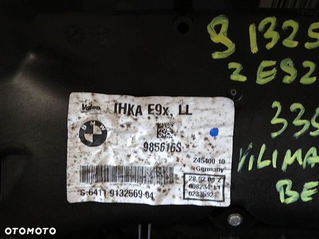 BMW 3 E90 E91 E92 335i Nagrzewnica Kompletna Klimatronik, Europa, Valeo IHKA E9x LL 64119132569 9132569   BMW 316d 316i 318d 318i 320i 320d  323i 325d 325i 328i 330d 330i 335i 335d - 12