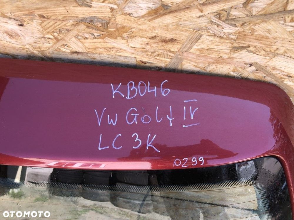 VW VOLKSWAGEN IV 4 HB LC3K  KLAPA BAGAŻNIKA TYŁ - 2