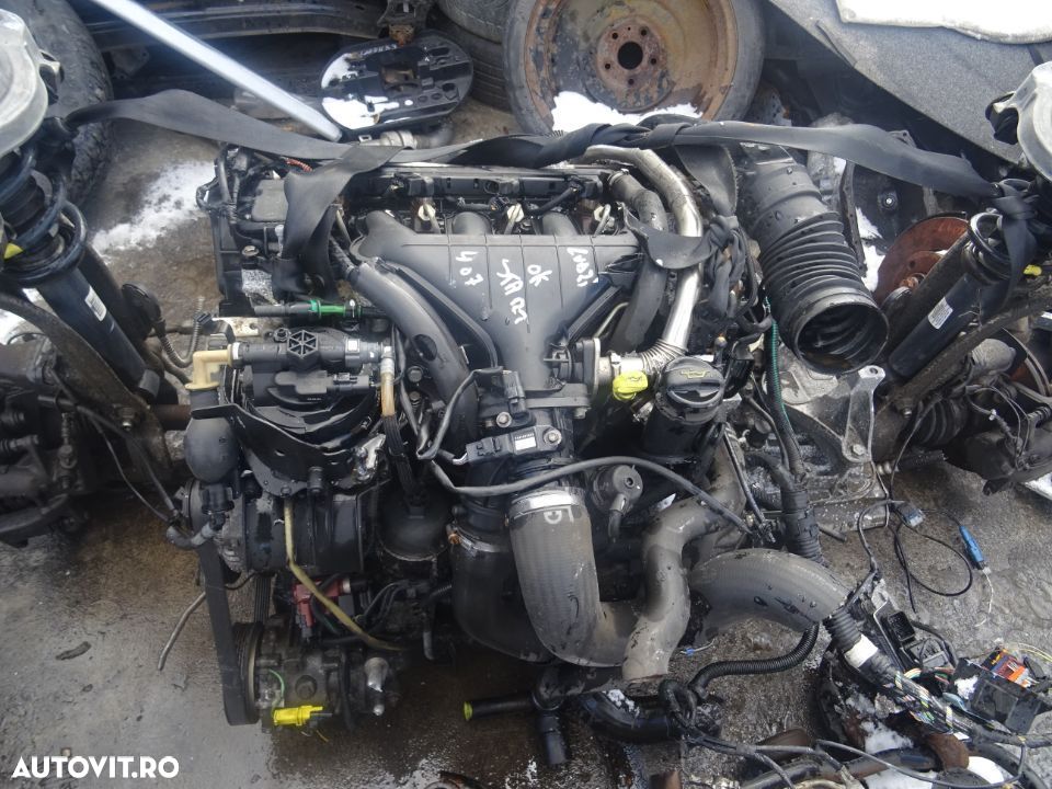 Vand Motor Fara Anexe Peugeot 407 2.0 HDI 136CP Euro4 din 2008 - 1