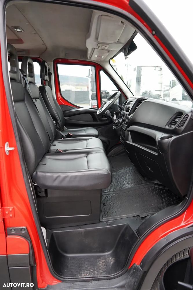 Iveco DAILY 35-130 / BASCULATOR / CU TRACȚIE DUBLA / DOUĂ TRANSPORTURI / MANUAL / 7 LOCURI / - 32