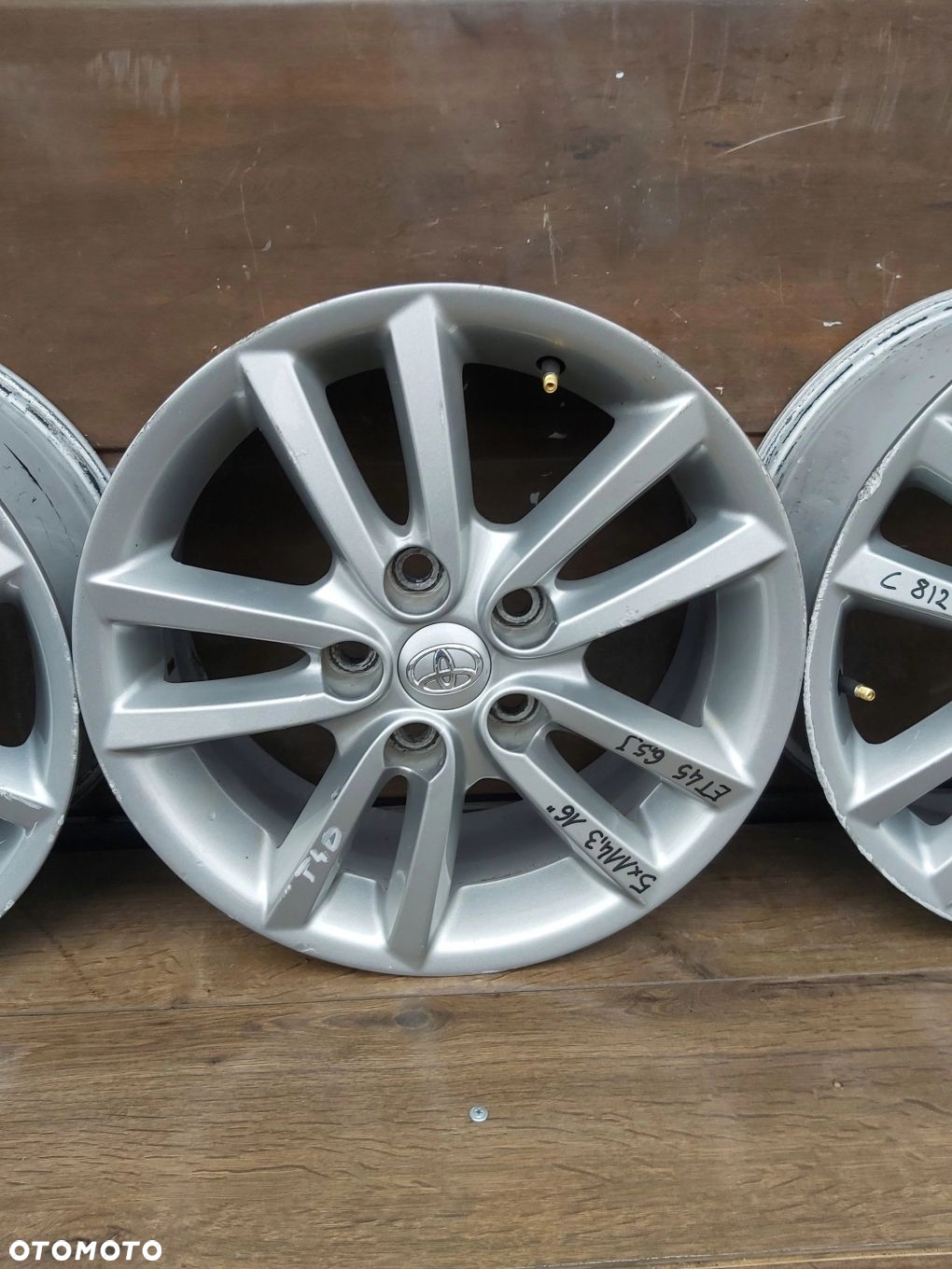 Toyota Auris I II Alufelgi 16 5x114,3 et45 6,5J Verso Avensis 42611-YY250 - 4