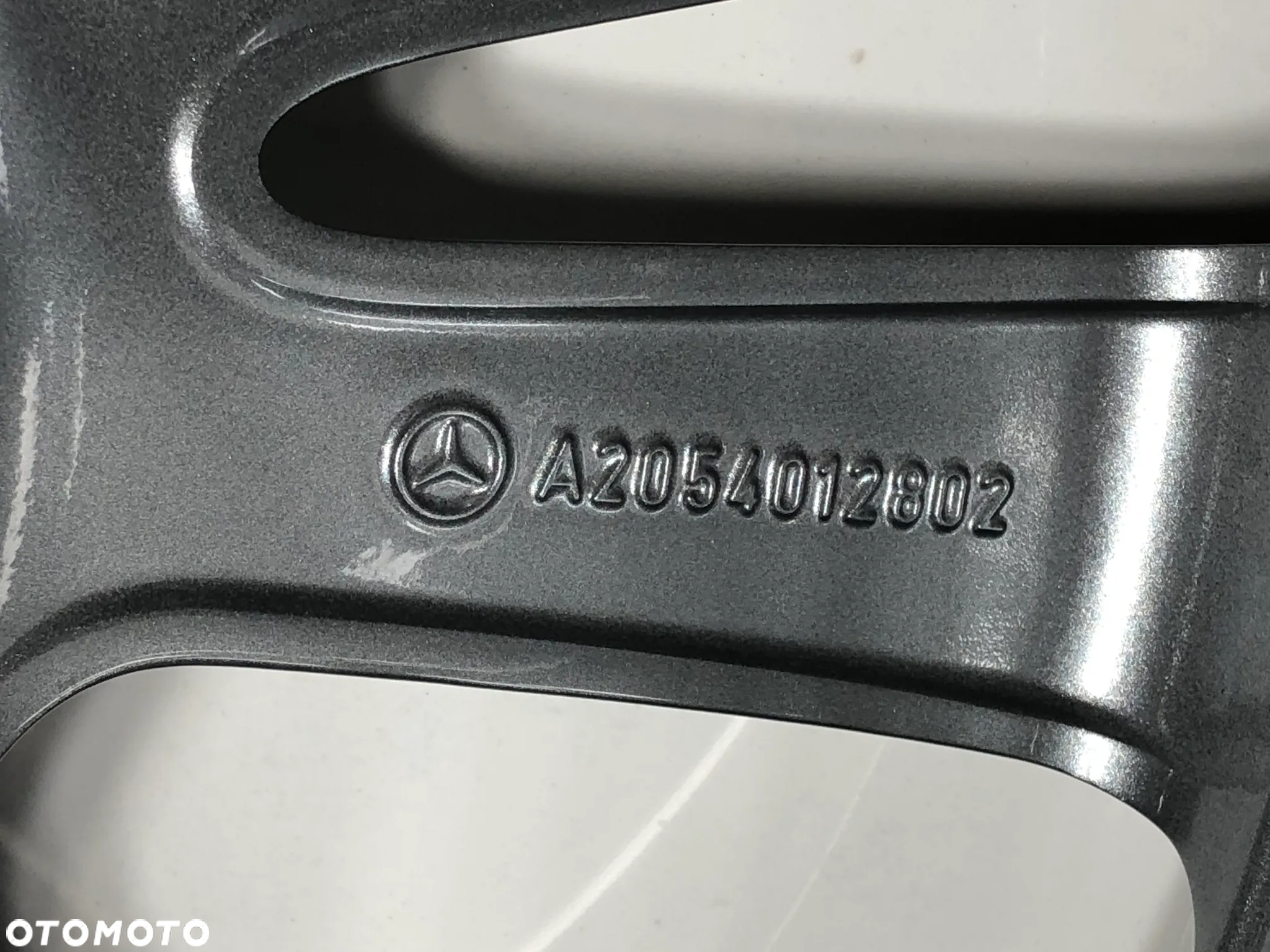 FELGA MERCEDES 205 7,5J X 18 CALI ET44 A2054012802     POTESTOWA MINIMALNY PRZEBIEG - 9