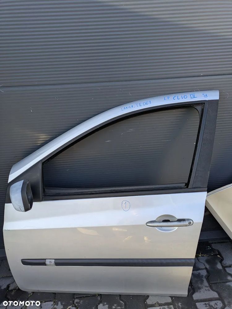 RENAULT CLIO III DRZWI / ZDERZAK / KLAPA / MASKA / BŁOTNIK 185 błotnik - 2