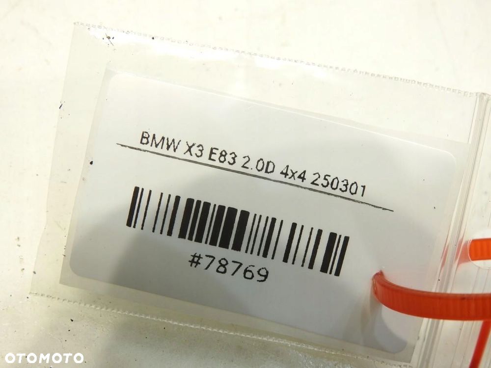 LISTWA WTRYSKOWA CZUJNIKI BMW X3 E83 2.0 D 7787164 0445214030 - 5