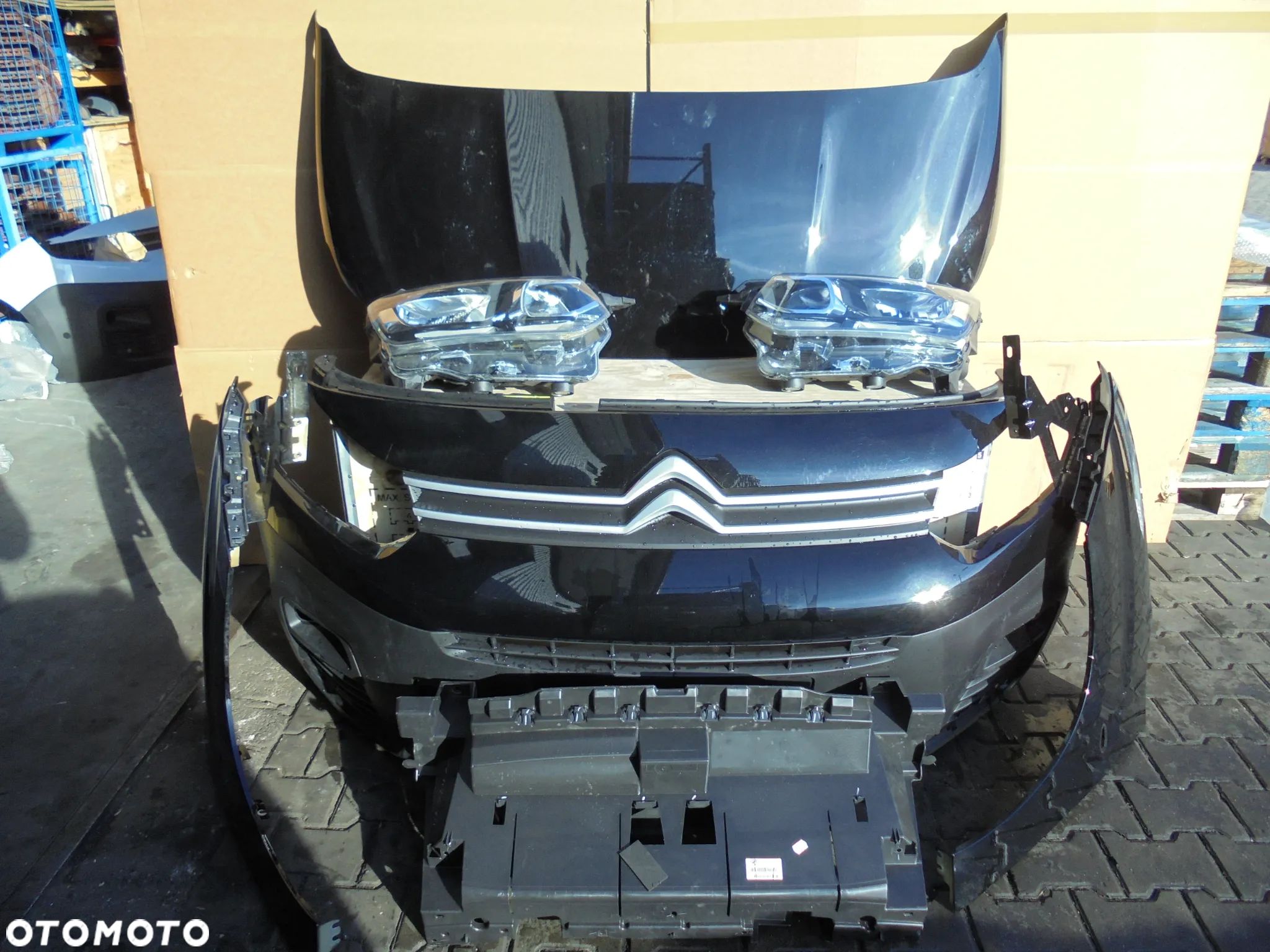 PRZÓD KOMPLETNY CITROEN BERLINGO OD 2019R-  CZARNY - 1