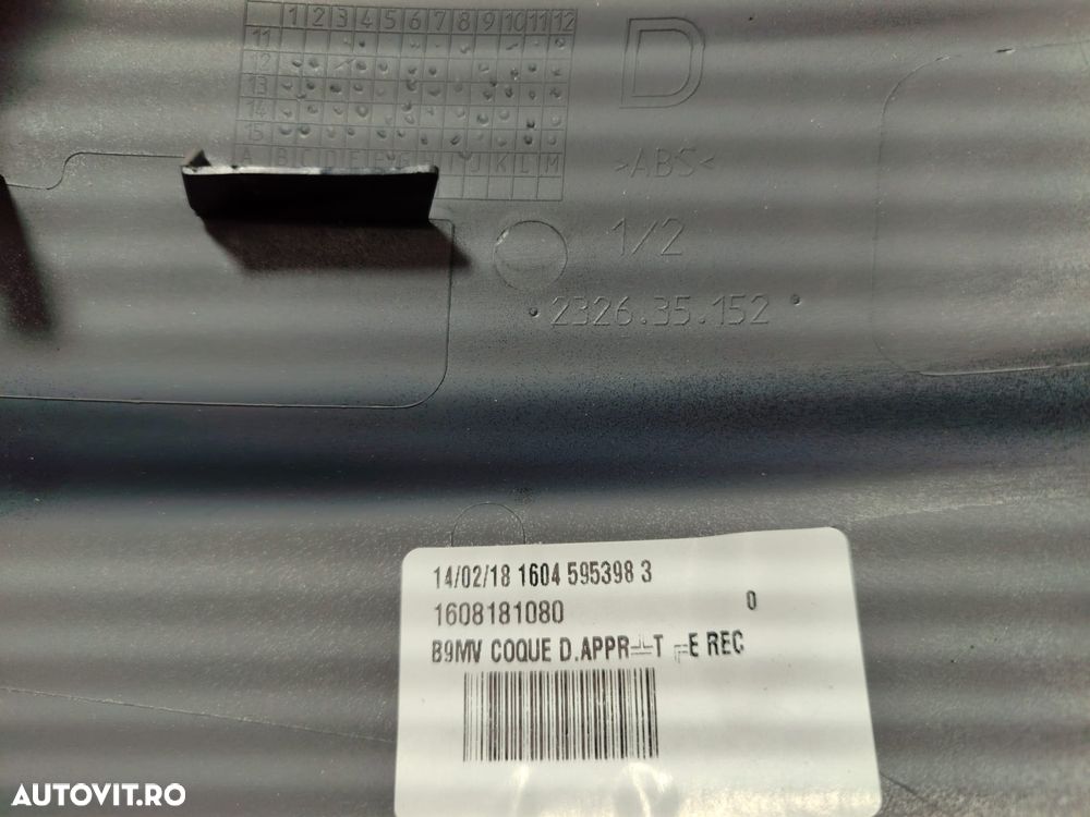 CARCASA OGLINDA PEUGEOT PARTNER 2 2008-2018 / CITROEN BERLINGO 2 2008-2018 / PEUGEOT EXPERT 2 2007-2016 / CITROEN JUMPY 2 2007-2016 / FIAT SCUDO 2 2007-2016 / TOYOTA PROACE 1 2013-2016 COD OEM 80286701G / 80286701B / 232635149 / 232635152 / 1608181080 (5G2) - 8