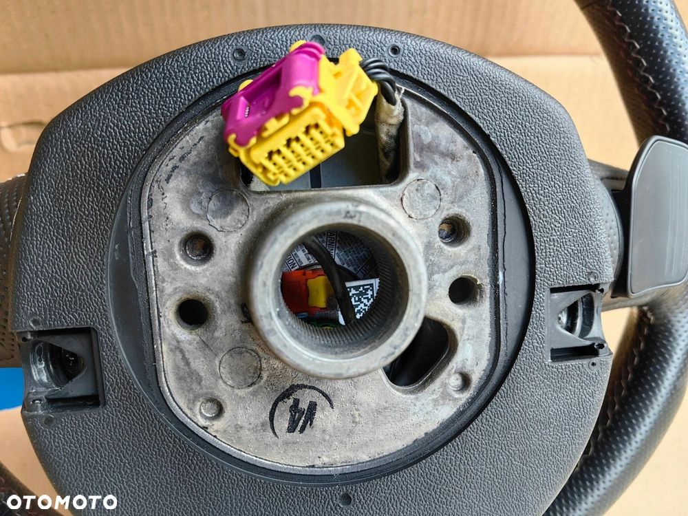 Kierownica z poduszką AUDI A4 B7 B8 A6 C6 S-LINE multifunkcja łopatki - 8