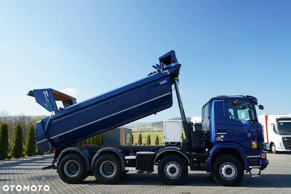 Scania G 490 / 8x4 / WYWROTKA TYLNOZSYPOWA /  HYDROKLAPA / PLANDEKA AUTOMATYCZNA / AUTOMAT / EURO 6 - 6