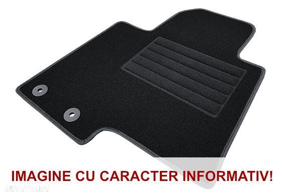 Covorase mocheta Mini Cooper Two 2007-2014, Negre, set de 4 Buc. - 1