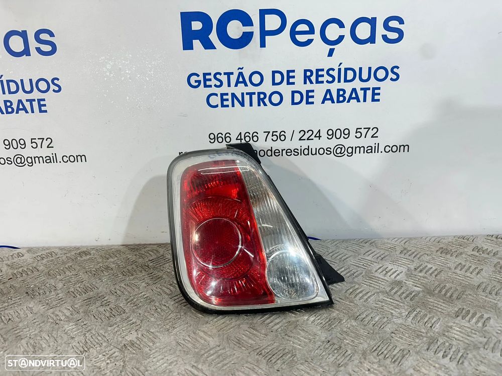 .Farolim Original Esquerdo Tras Traseiro Fiat 500 312 27043101 2007 - 2013 - 5