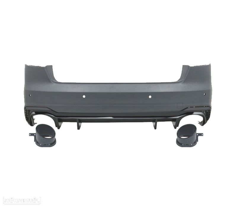 PARACHOQUE TRASEIRO AUDI A4 17-20 LOOK RS4 - 2
