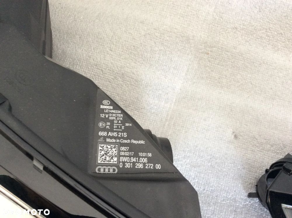 REFLEKTOR LAMP KSENON AUDI A4 B9 2015- 8W0941006 8W0941005 - 3