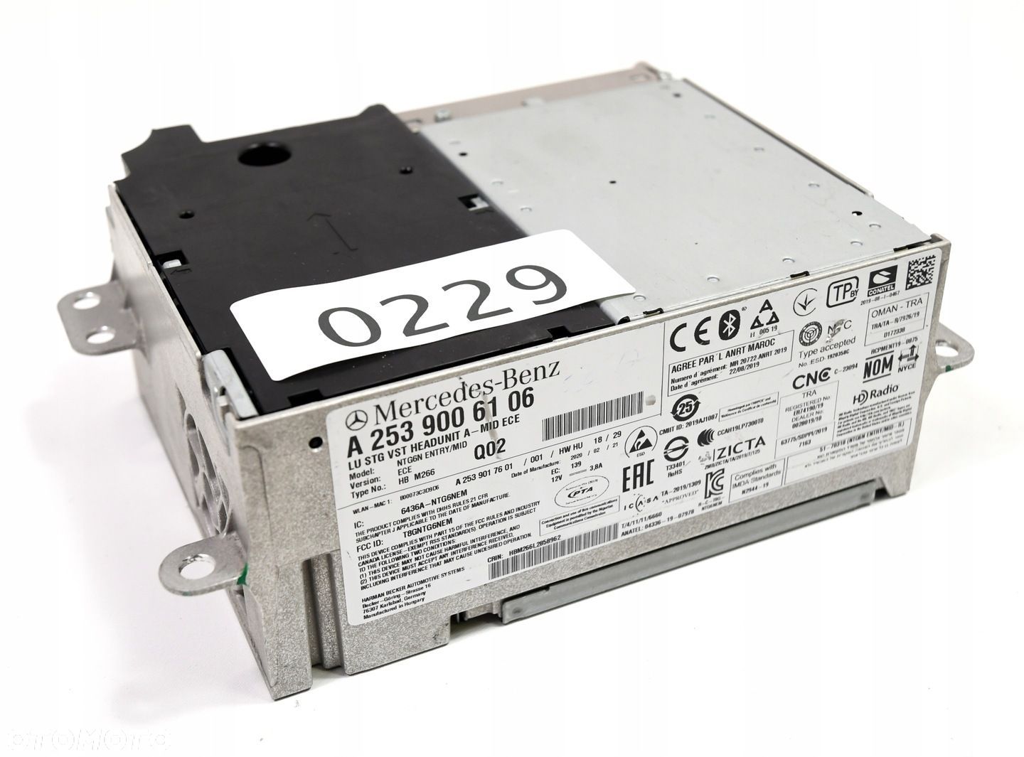 MERCEDES GLC W253 EQC W293 NAWIGACJA RADIO A2539006106 - 1