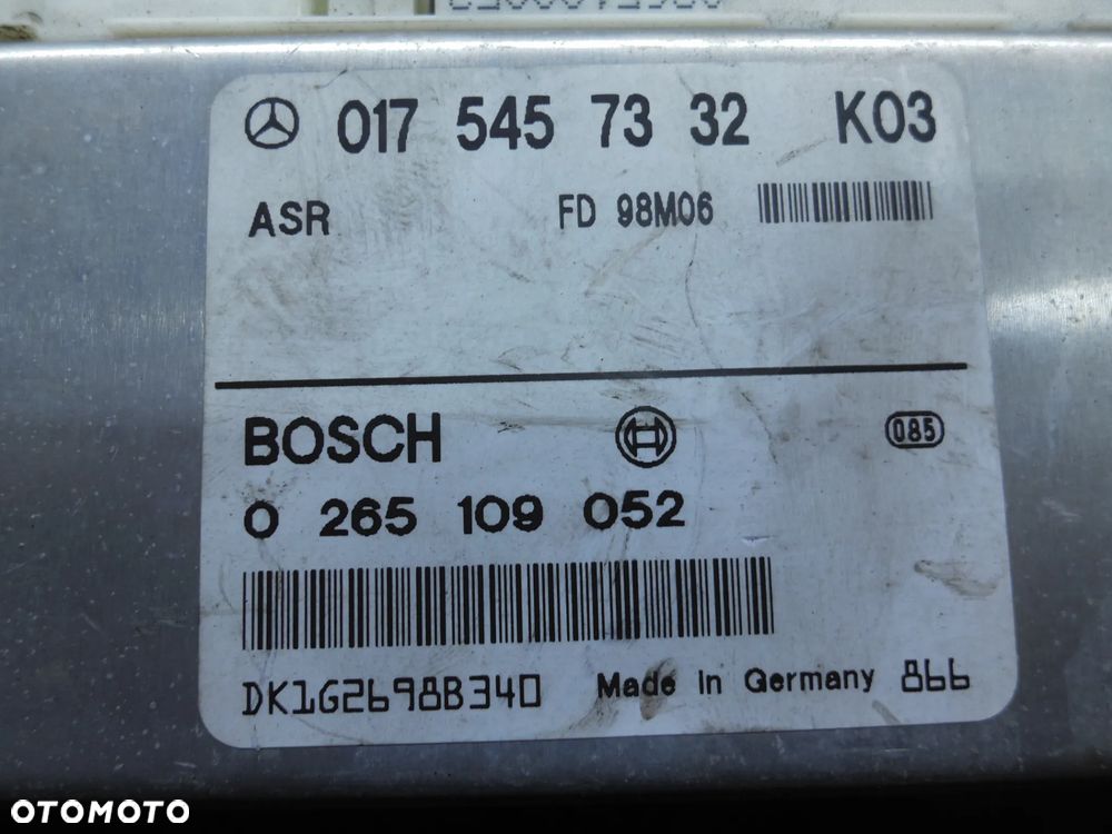 MERCEDES E W210 KOMPUTER STEROWNIK MODUŁ ASR 0175457332 0265109052 POSIADAM 4 SZT - 7