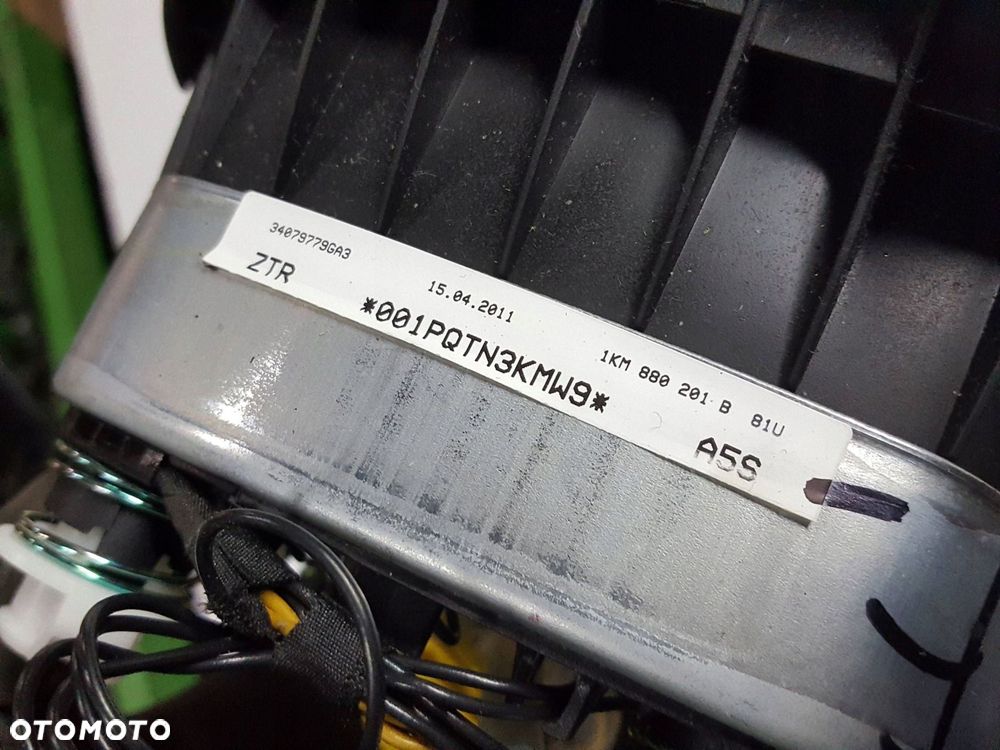 VW JETTA VI 5C 10-14r PODUSZKA AIRBAG KIEROWCY 1KM880201B - 5