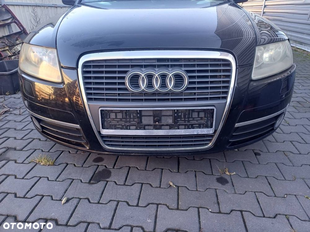 KOMPLETNY PRZÓD ZDERZAK GRILL MASKA BŁOTNIKI LAMPY AUDI A6 C6 LY9B - 3