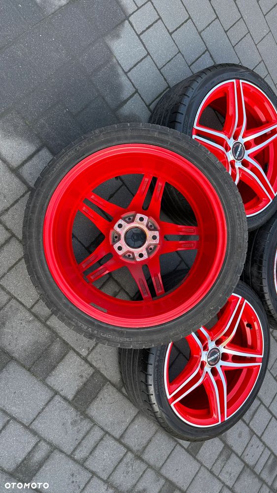 Koła r18 5x120 Borbet 225/40 ET30 8J bmw e46 e36 e39 e60 VW transporter t5 XRT8018 alufelgi KBA49282 - 15