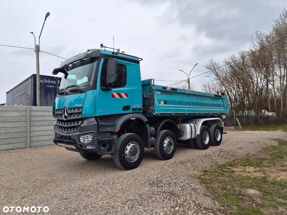 Mercedes-Benz Arocs 4142 8x6 Wywrotka Meiller-Kipper Resor Euro6 Z Niemiec Actros Antos - 9