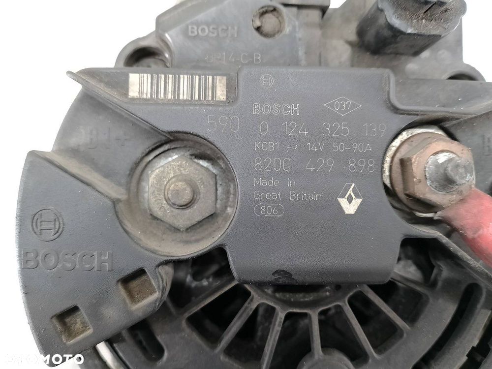 ALTERNATOR RENAULT CLIO III 8200429898 0124325139 1.2 16V - 2