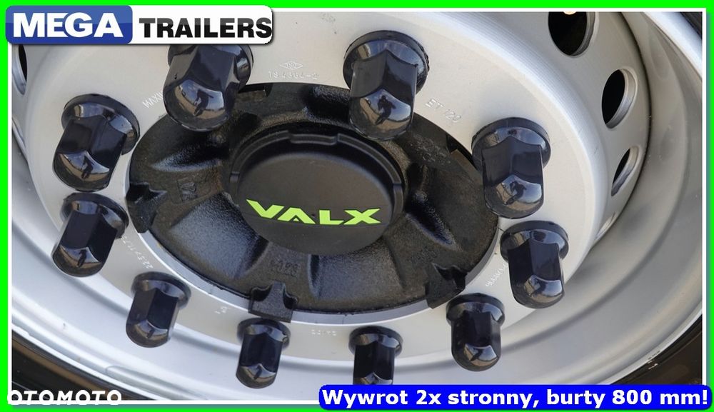 Mega 25 m³ wywrotka - platforma, 2-stronna, HARDOX 450 !!! - 32