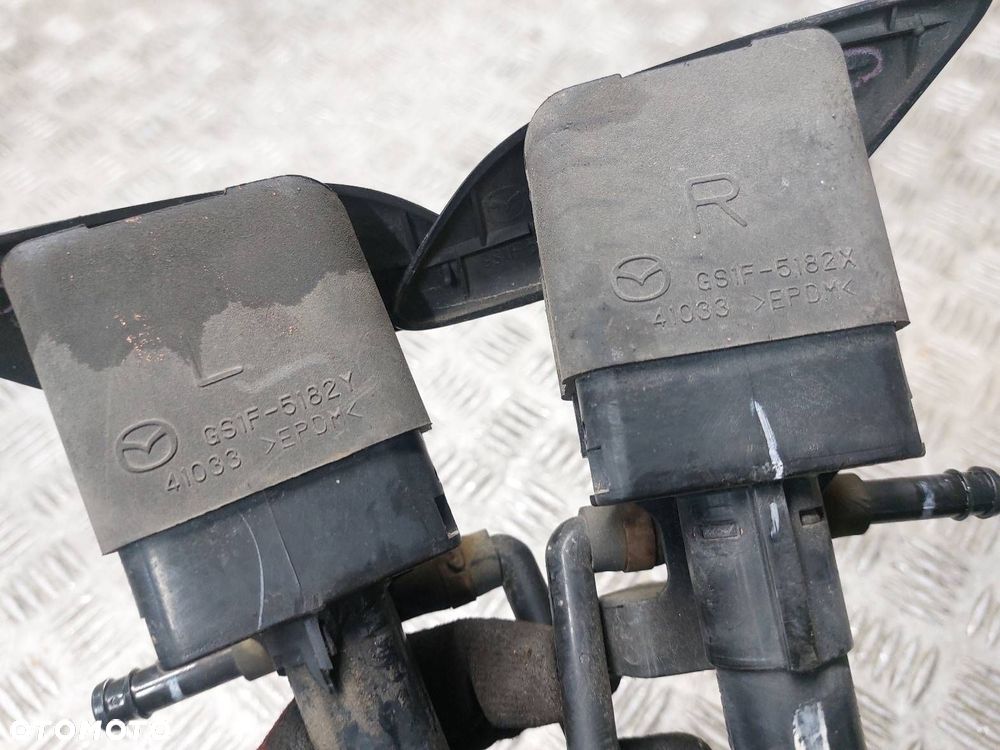 SPRYSKIWACZ LAMPY LEWY + PRAWY KOMPLET MAZDA 6 II GS1F-5182Y GS1F-5182X 28W - 3
