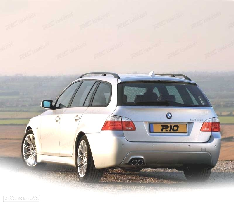 KIT CARROÇARIA BMW E61 TOURING 03-07 COM PDC + LAVA FAROIS LOOK M5 - 2