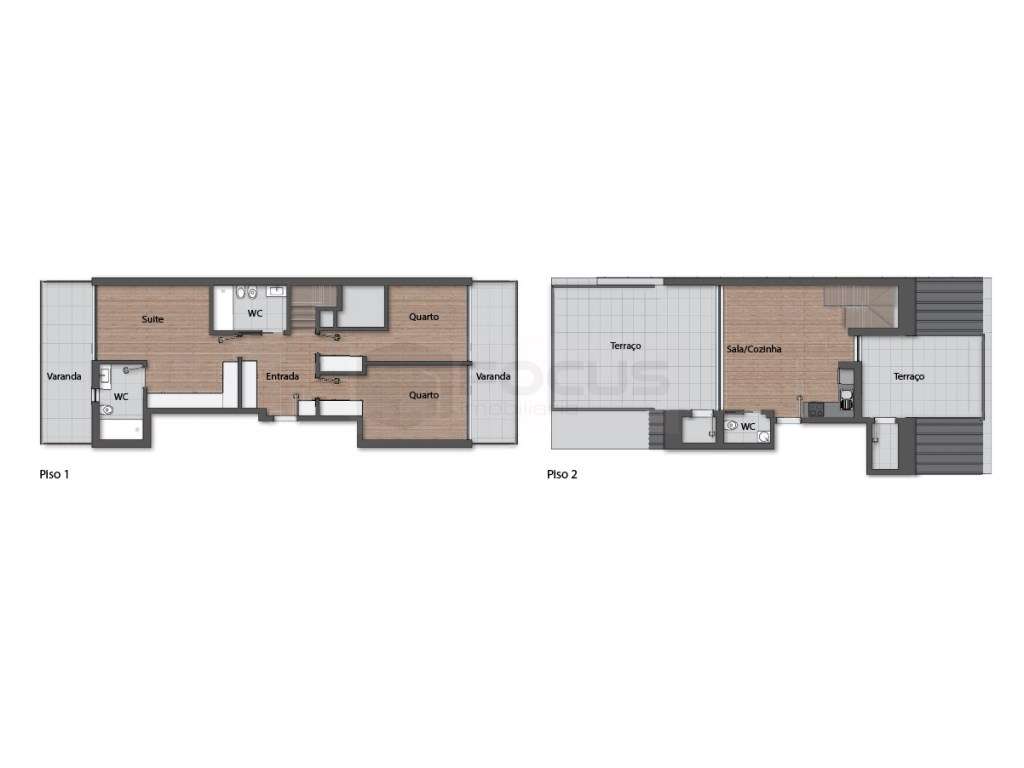Apartamento T3 Duplex com 2 terraços para venda em Ílhavo - NOVO - Grande imagem: 5/24